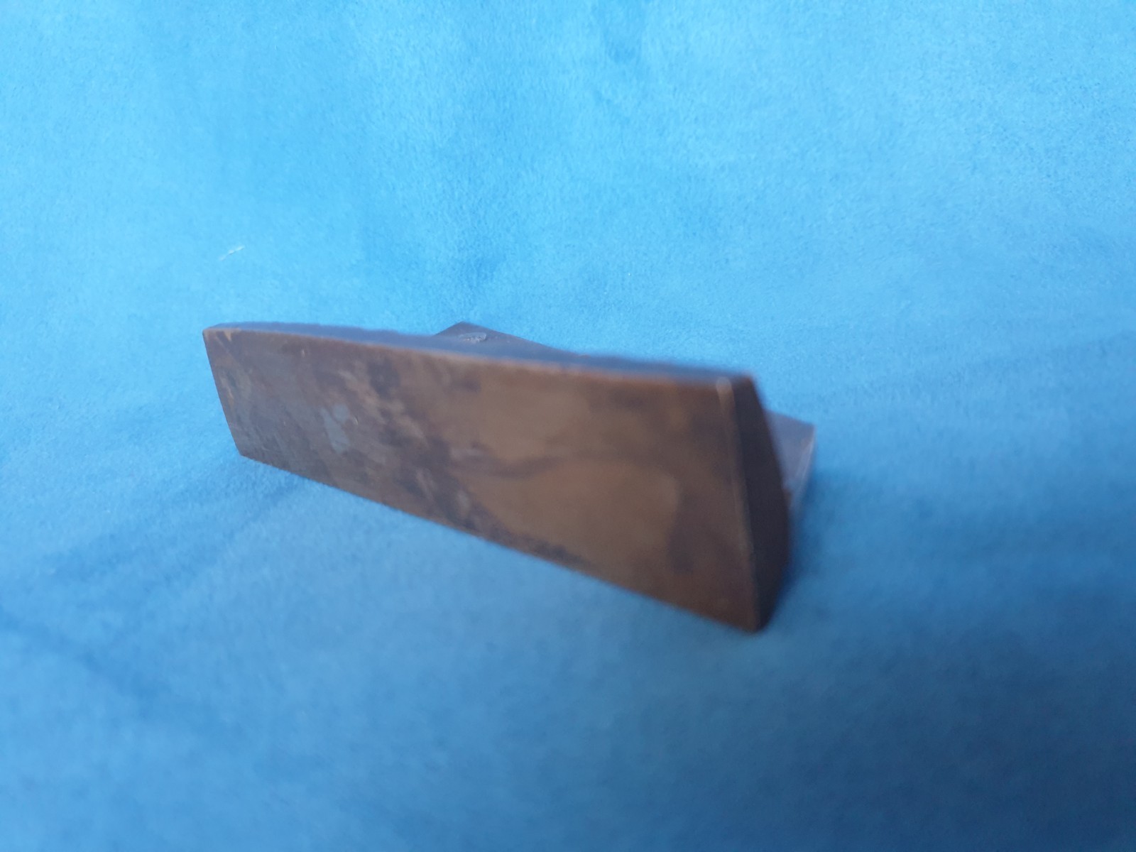 LENIN. Statuette - Plaque. 50 Years of the Revolution. Bronze. Very rare.