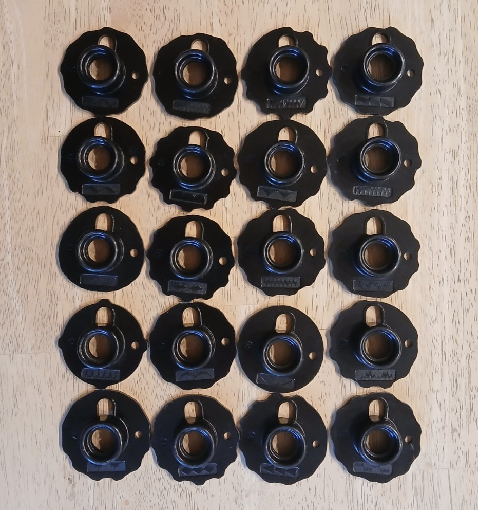 20 Singer Sewing Machine Stitch Pattern Cams Discs 401a 403 500a 503