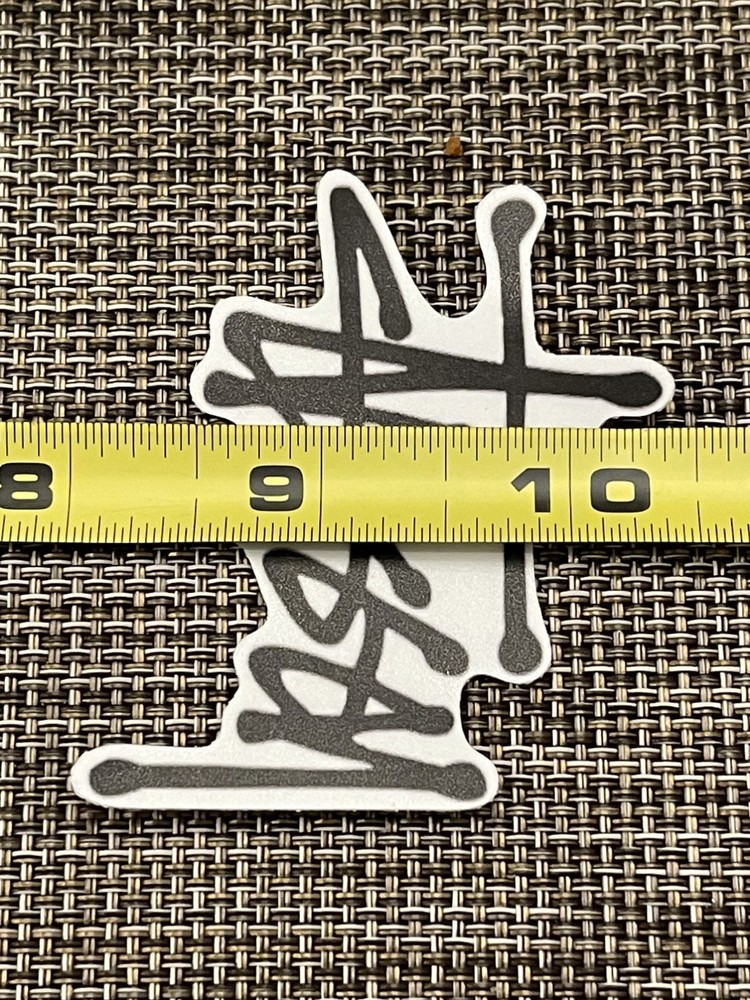 Stussy Signature Script Stickers - Quantity: 2