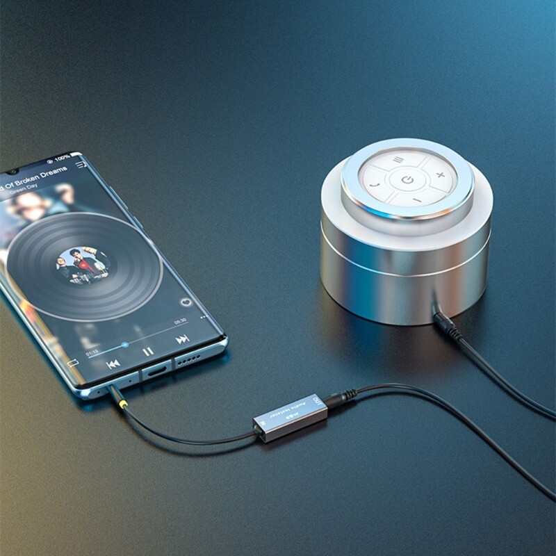 Ground Loop Isolator 3.5mm Noise Isolator Eliminator Eliminating Buzzing Noise