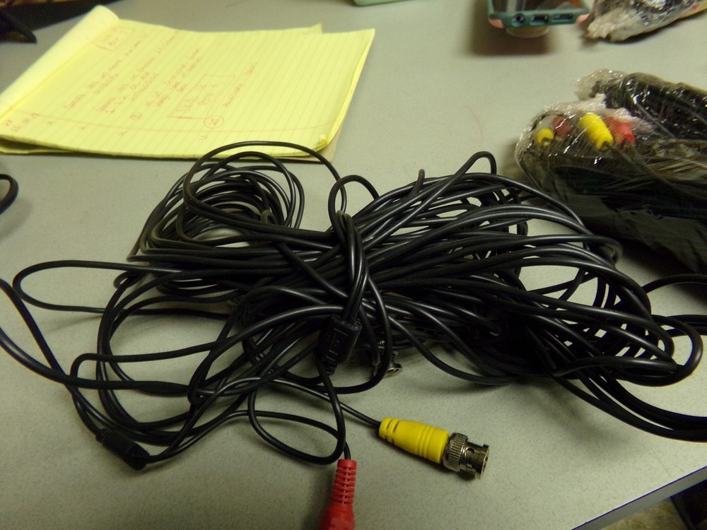 Security Camera Auxilliary Cable Connector Cord *FREE SHIPPING*