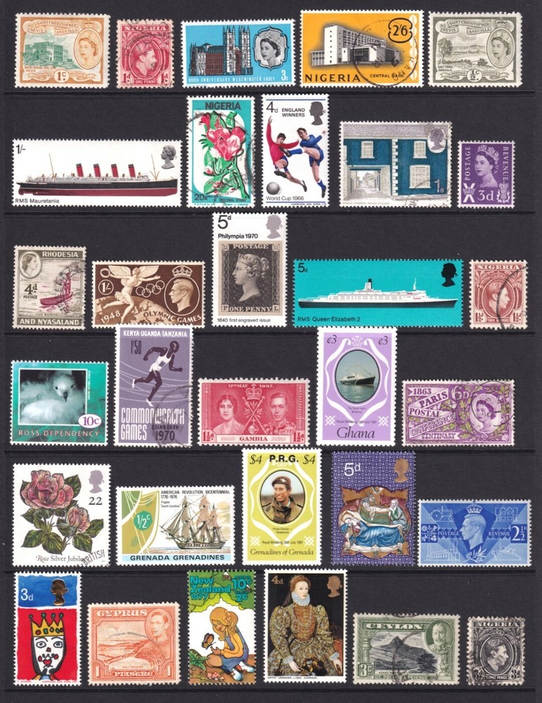 British Commonwealth mounted mint and used selection 84