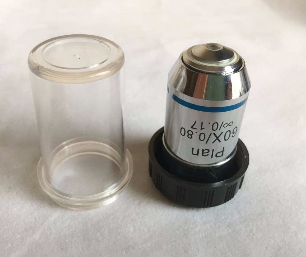 New 60X INFINITY PLAN Microscope Objective Lens DIN FotoHigh