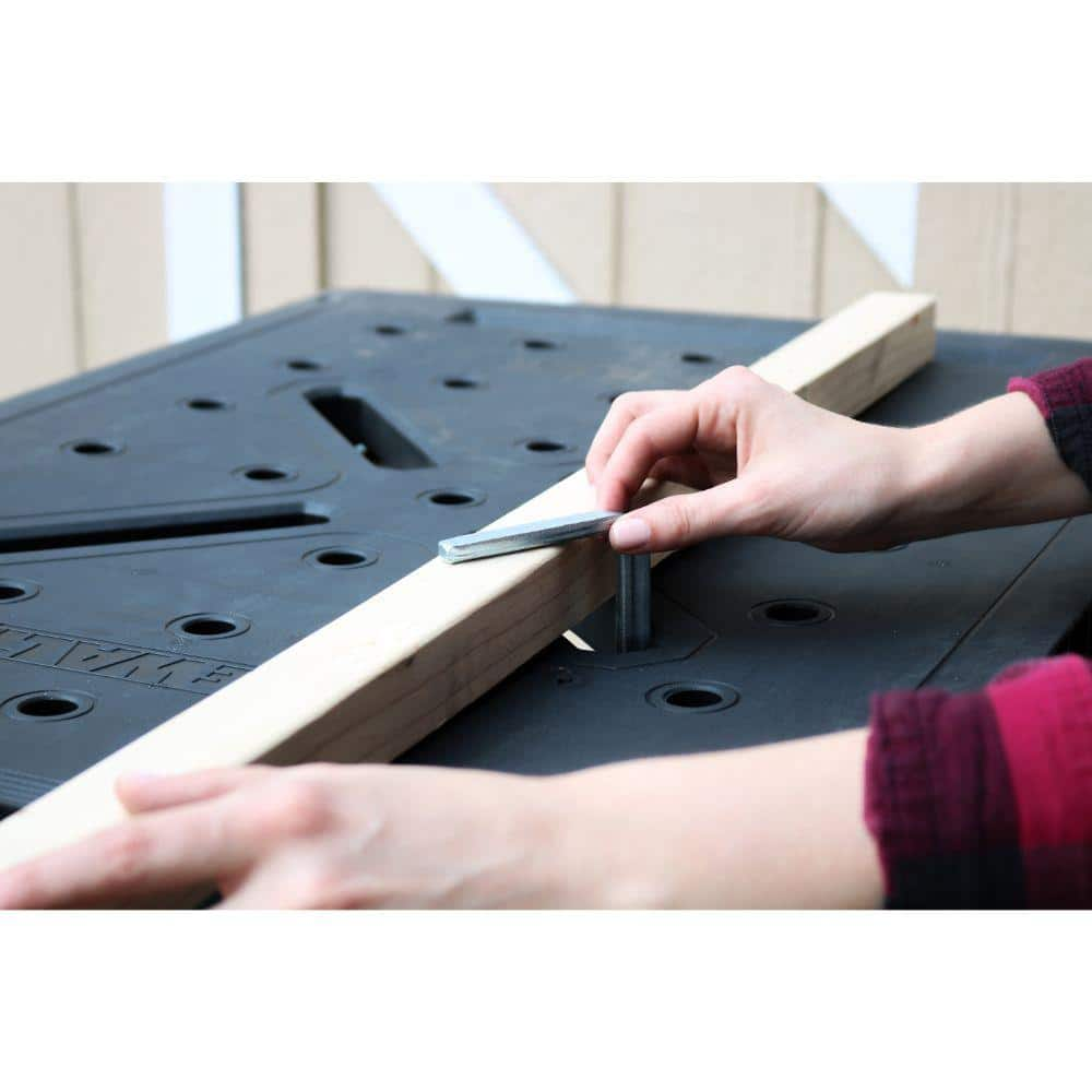 Durable Multi-Purpose Folding Portable Workbench 33 In. Lightweight Work Space