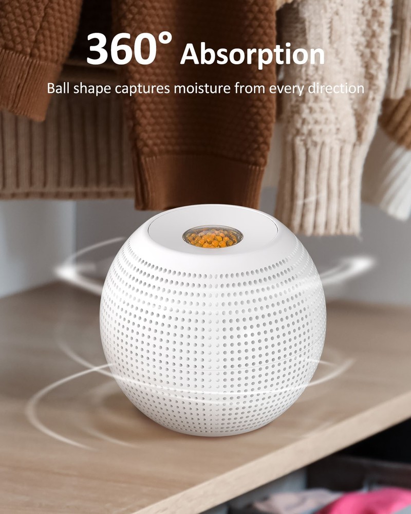 wisedry Small Desktop Spherical Dehumidifier
