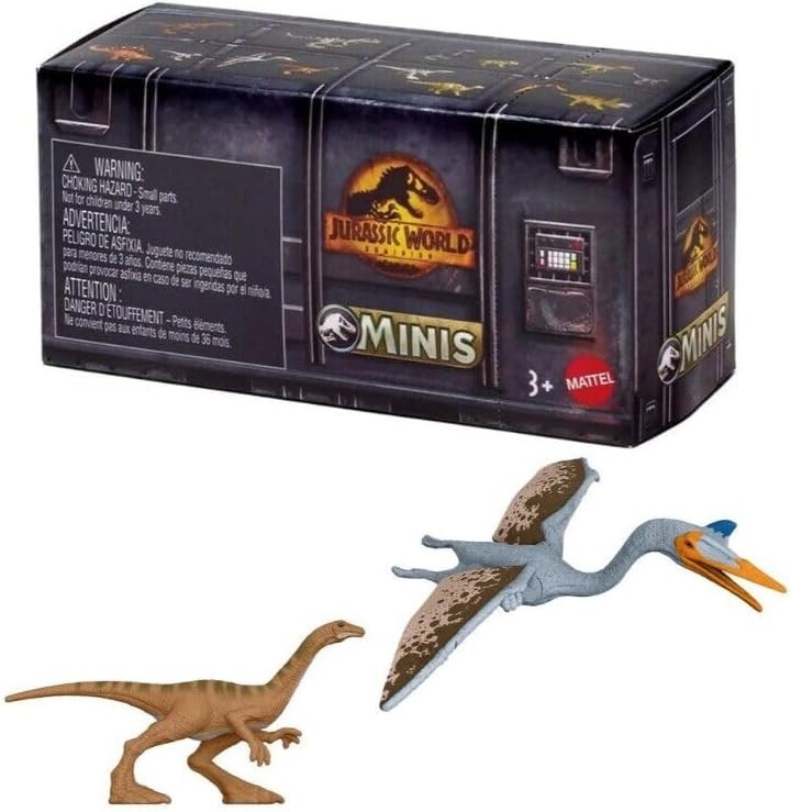 Jurassic World Dominion Minis Dinosaurs 9 Blind Box Surprise Packs GWP38-956C