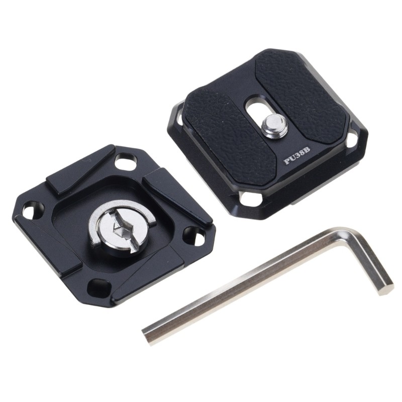 2pcs Multipurpose Quick Release Plate 38mm Arca Type for Camera Clip and Tripod