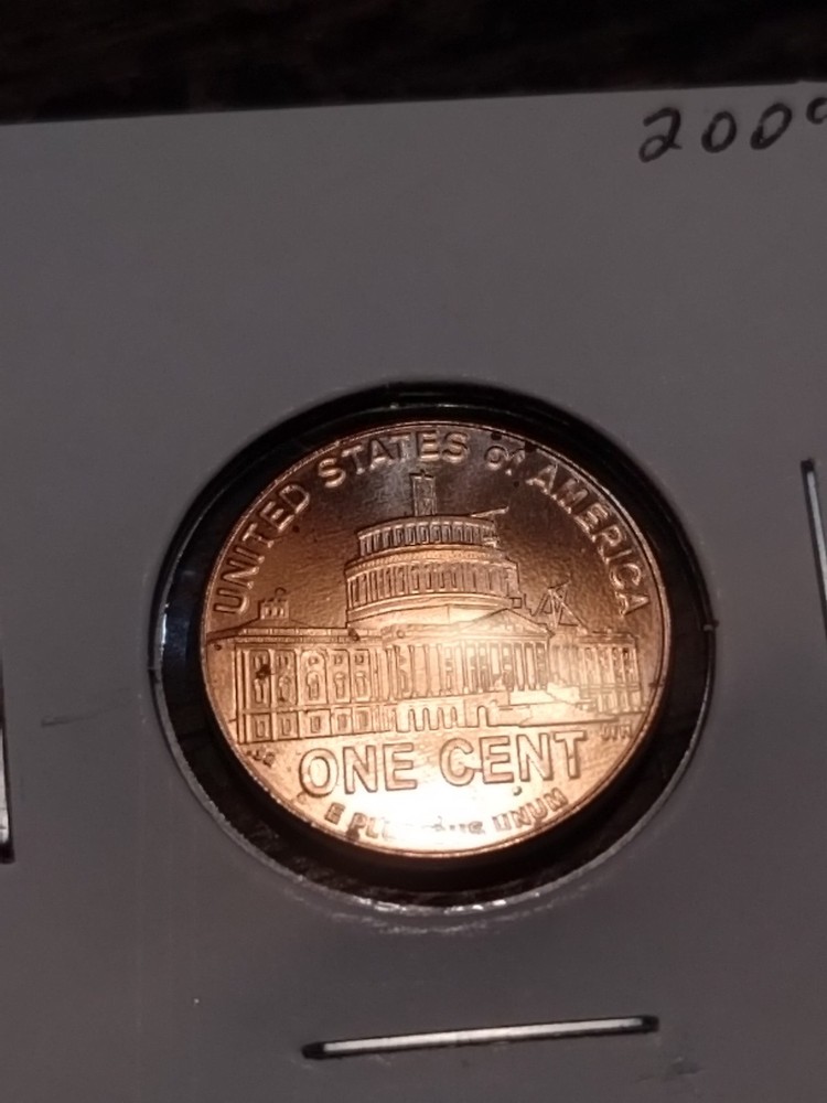 2009 D Lincoln Bicentennial Capital Reverse RD BU from roll