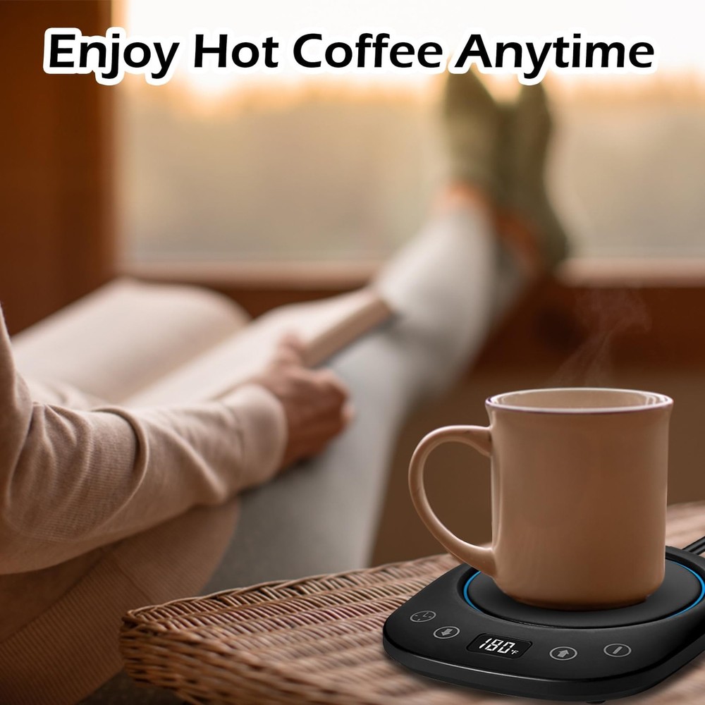 Coffee Mug Warmer, 7 Temp Settings 1-12H Timer & Fast Heating, Auto Shut Off ...