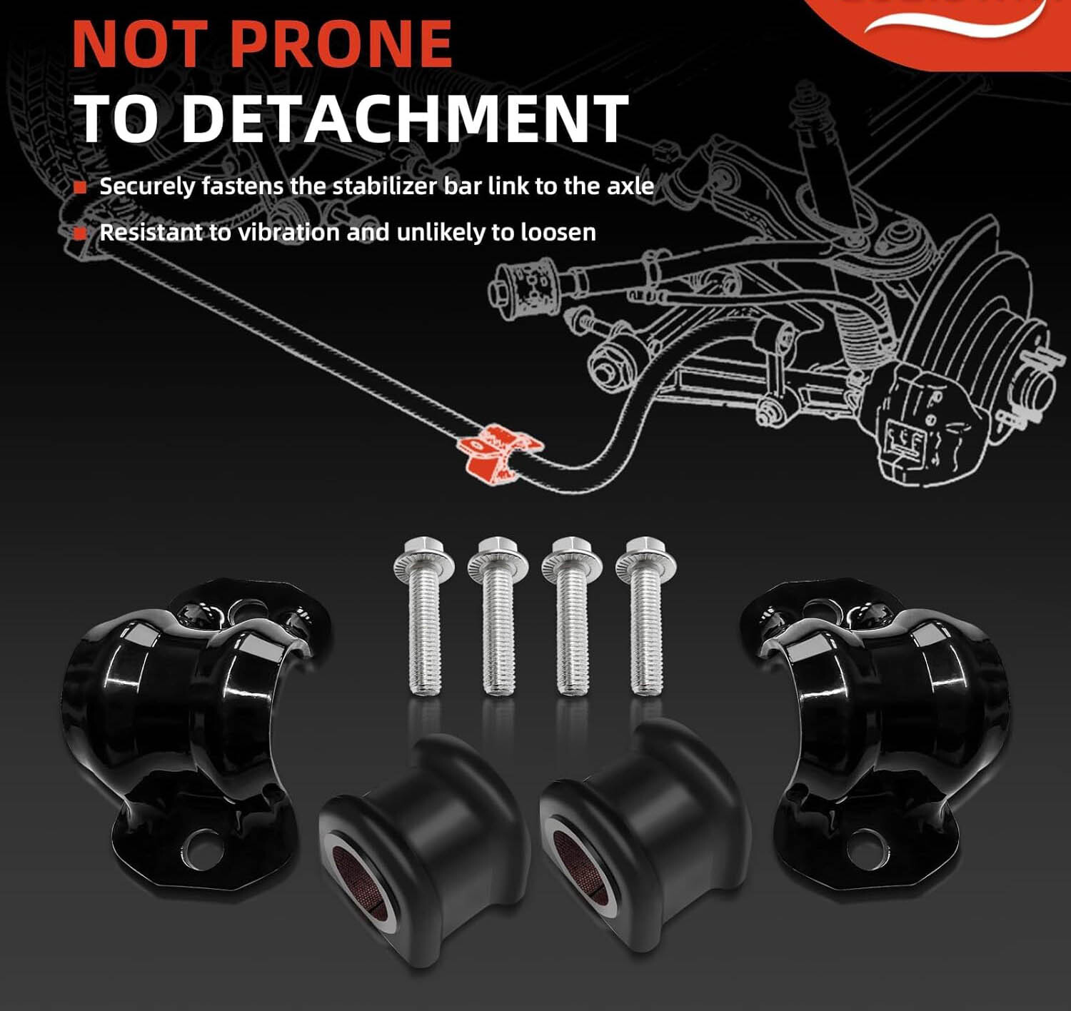 Stabilizer Sway Bar Front For 2011 2012 2013 2014 2015 2016 2017 2018 Ram 1500