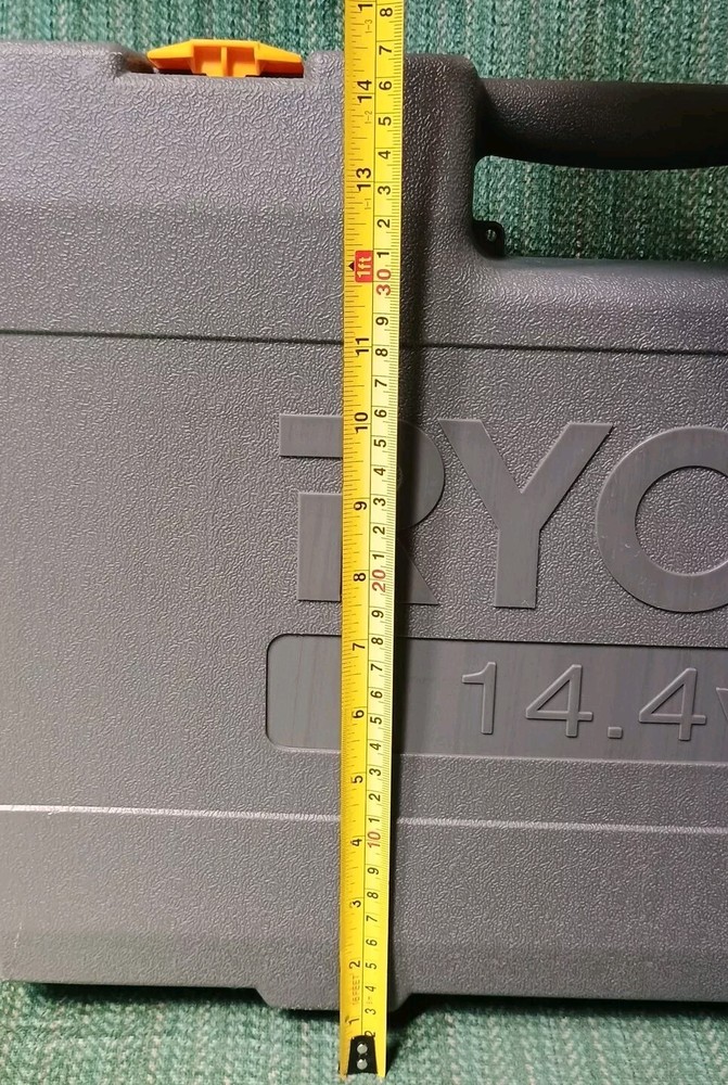 Ryobi 14.4V Cordless Drill & Light, Battery CASE w/Instructions (Read)