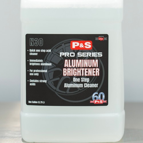 P&S Aluminum Brightener 1 Gallon | Acid Based Wheel Cleaner