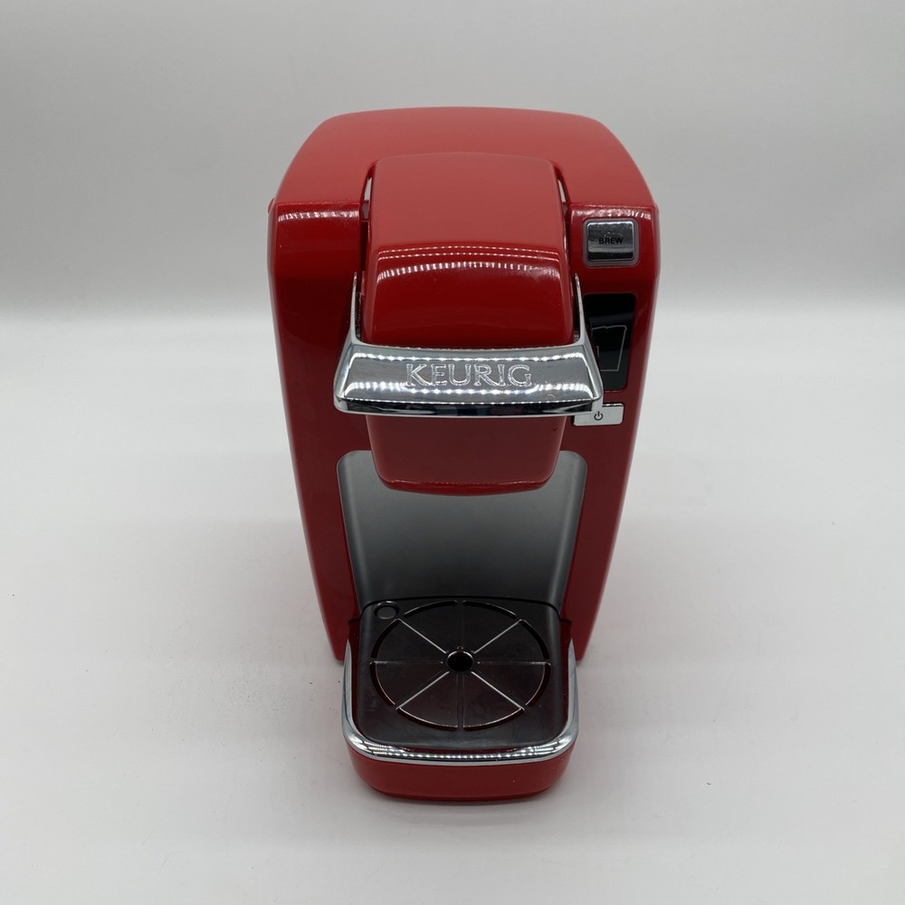 Keurig K10 Mini plus Coffee Maker Red Cleaned
