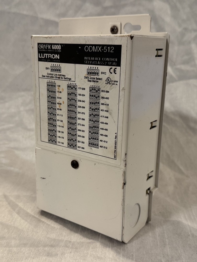 Lutron LUT-ODMX-512 — DMX-512 Input Interface (used) control Lutron via DMX