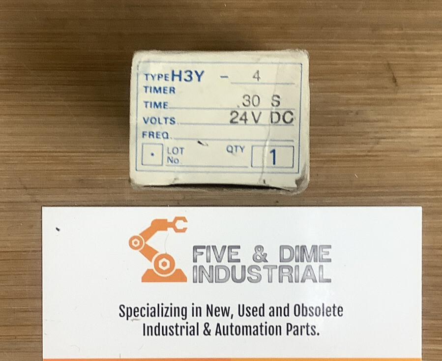 OMRON H3Y-4 New 30 Second Timer (YE135)