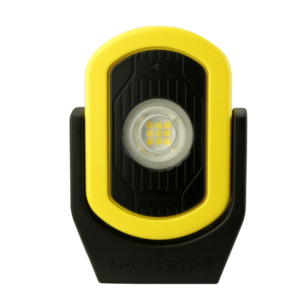Maxxeon Work Star® MXN00812 Cyclops USB-C Rechargeable LED Work Light (Yellow)