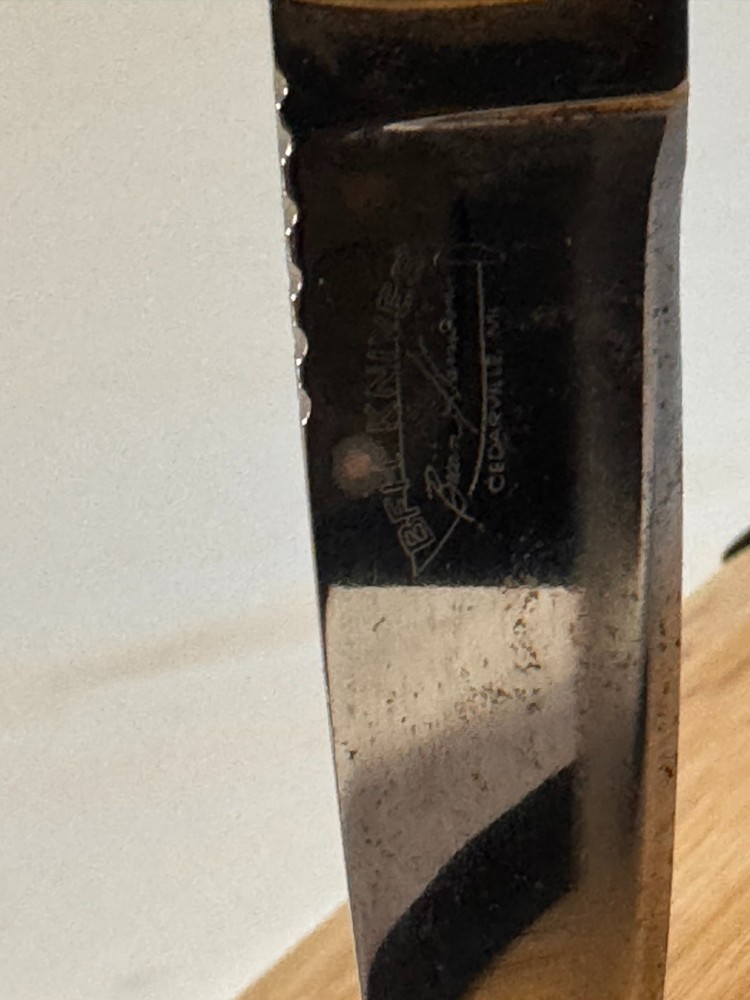 BFH knives custom drop point field knife