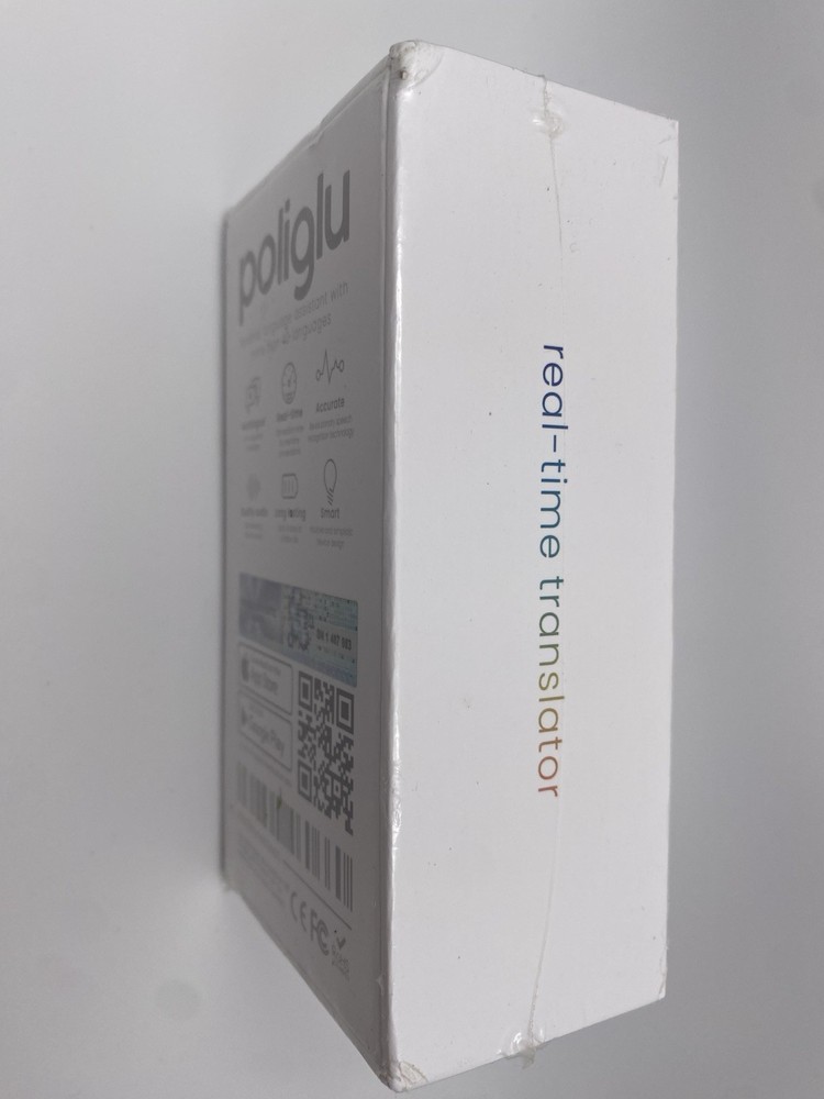 Poliglu Personal Language Assistant Pocket Translator 40 Languages Sealed