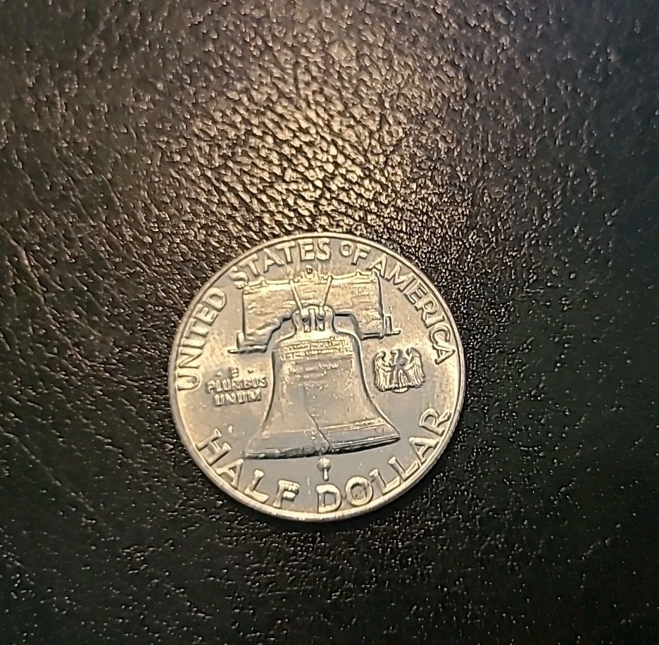 1963 D UNC Franklin Half Dollar FBL Some Luster
