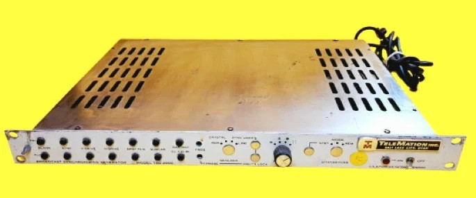 🔥 TELEMATION BROADCAST SYNC SYNCHRONIZING GENERATOR TSG-2000 1U RACK-MOUNT UNIT