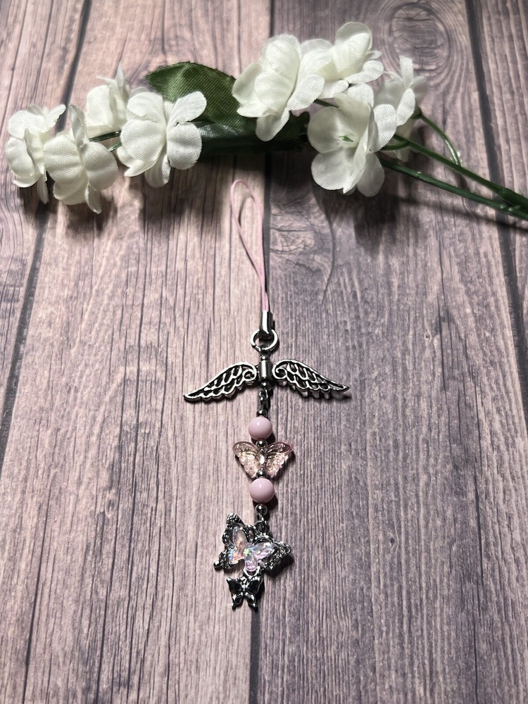 Butterfly Phone Charm l Keychain