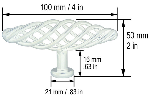 4" Antique Pewter Birdcage Kitchen Bathroom Cabinet Knobs Drawer pulls 100mm