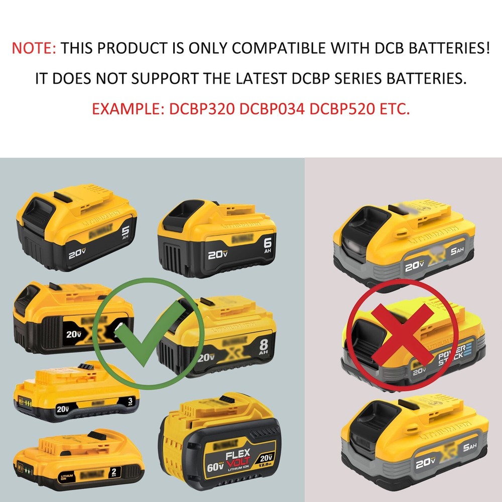 Compatible Dewalt 20Volt Max Brushless Cordless 1/4" Hex Impact Driver Compact