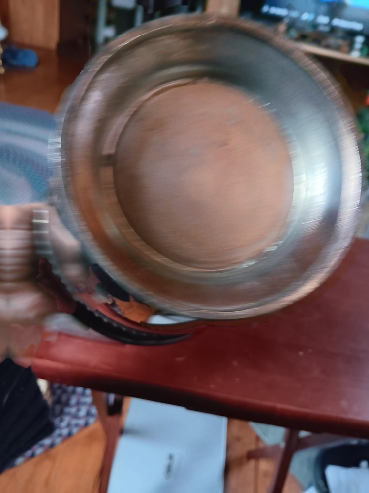 vtg silverplate water pitcher. 1123