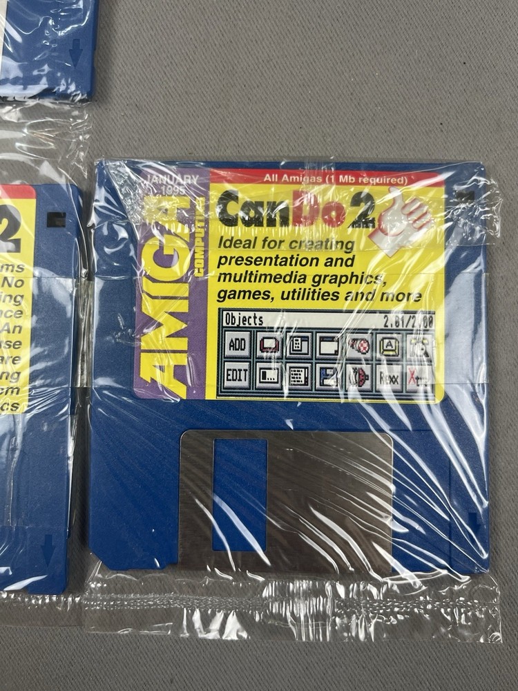 AMIGA CanDo Can Do 2.0 Software Amiga Computing Disks (+ demo Premier Manager 3)