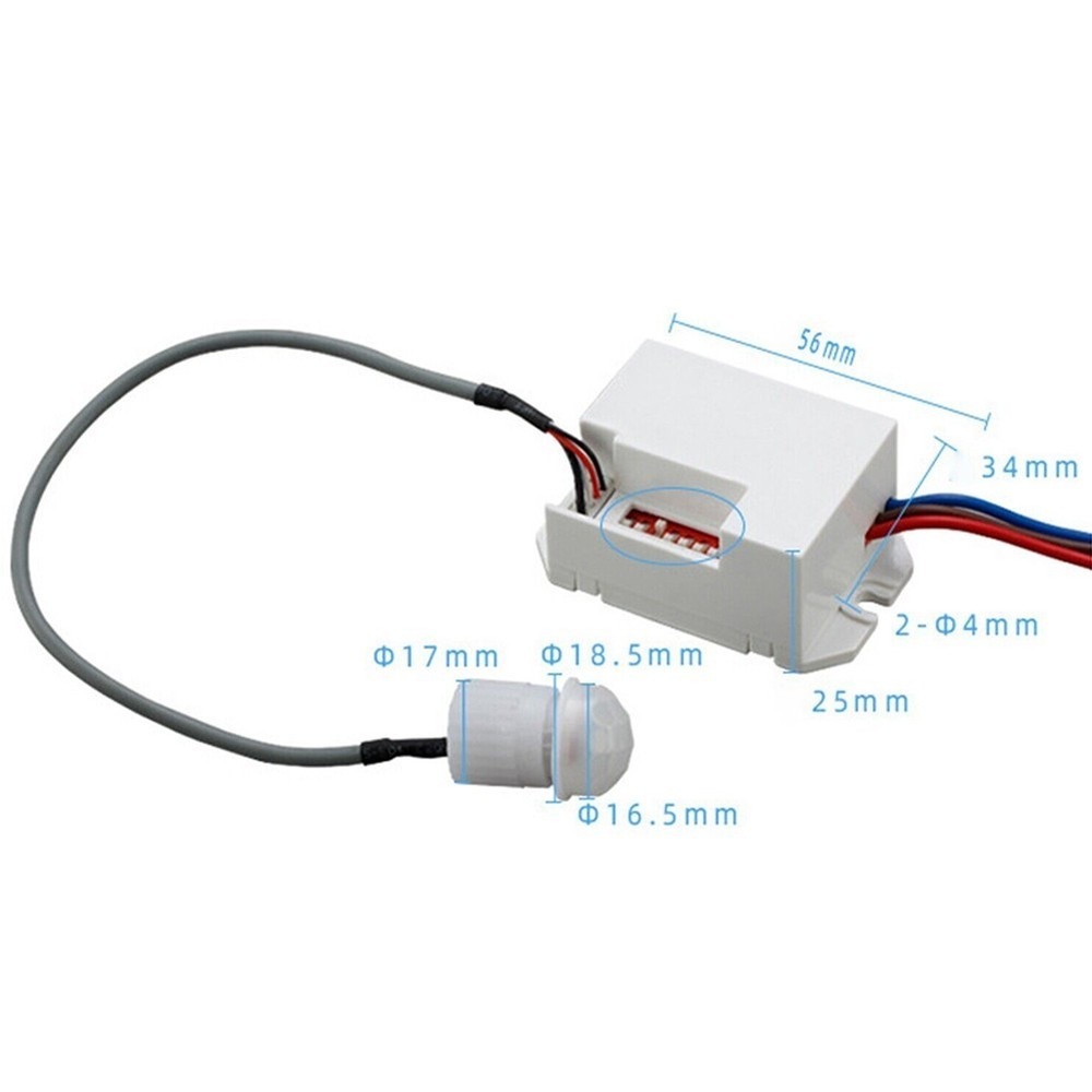 Compact and Lightweight Motion Sensor Switch for Automatic Light Control