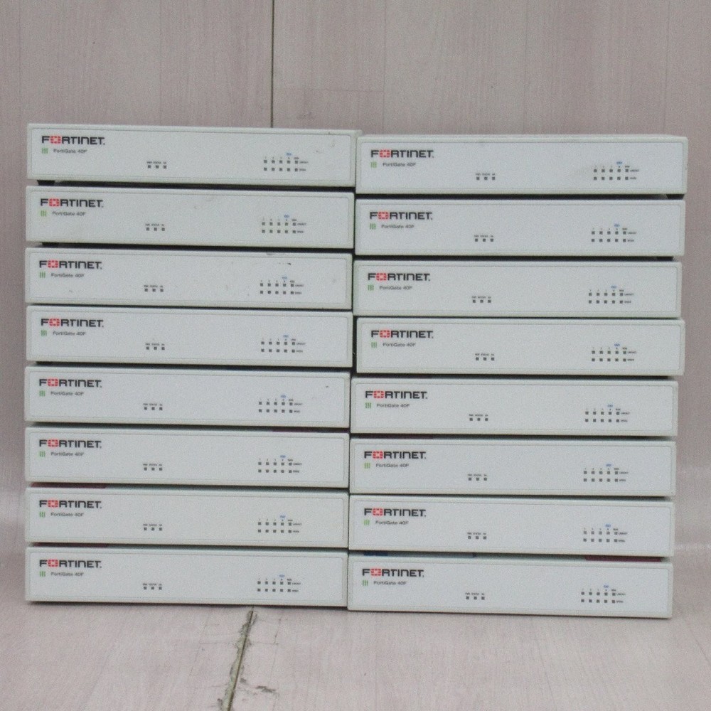Fortinet Fortigate-40F Network Security Firewall Initialized FG-40F w/Adapter