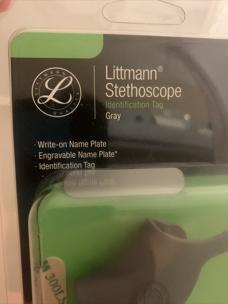 Littman Stethoscope Gray Identification Tag (NEW)