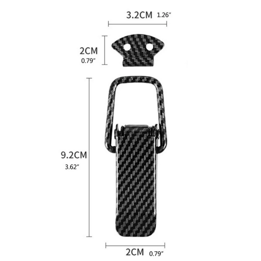 Security Hook Lock Clip Car Truck Bumper Quick Release Fasteners Accessories 2Pc