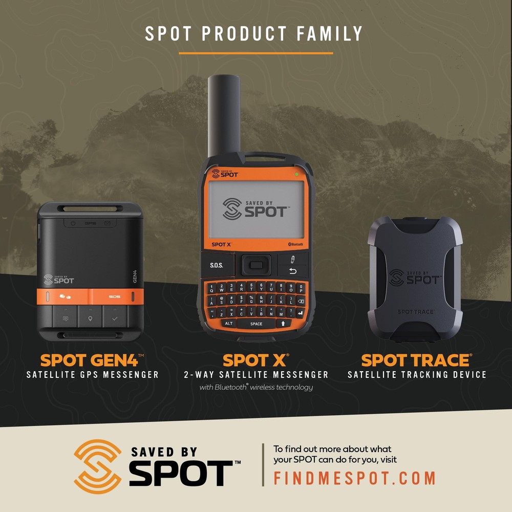 Spot Trace Satellite Tracking Device | Handheld Tracker for One Size, Black