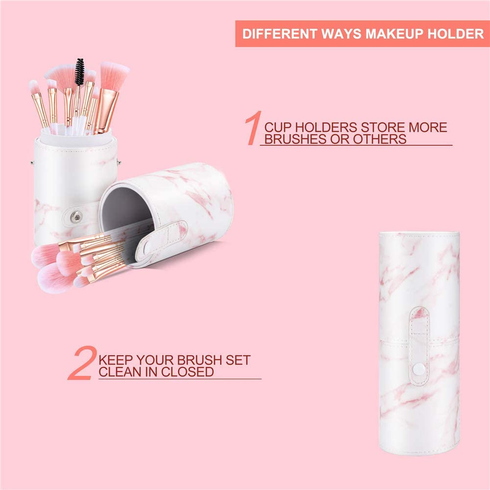 Makeup Brushes Set 16PCS Marble Make up Brushes Foundation Eyeshadow Concealer