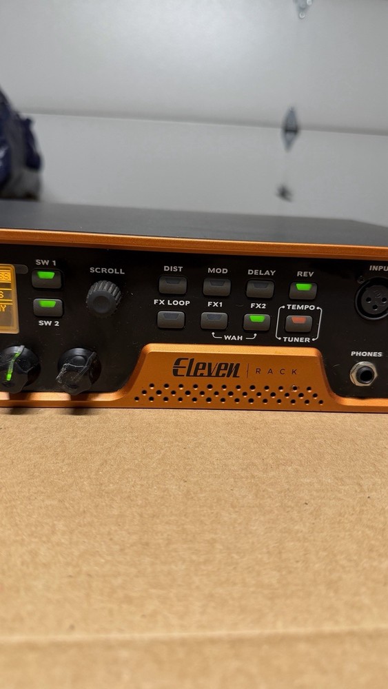 Avid Eleven Rack Guitar Amp Modeler Audio Interface Tested Working