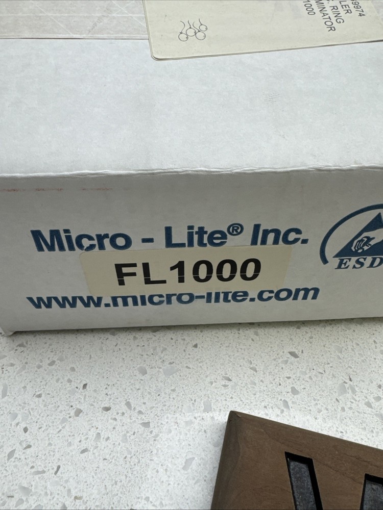 Micro-Lite FL-1000 Fluorescent Ring Light Ring Illuminator High/Low 120V