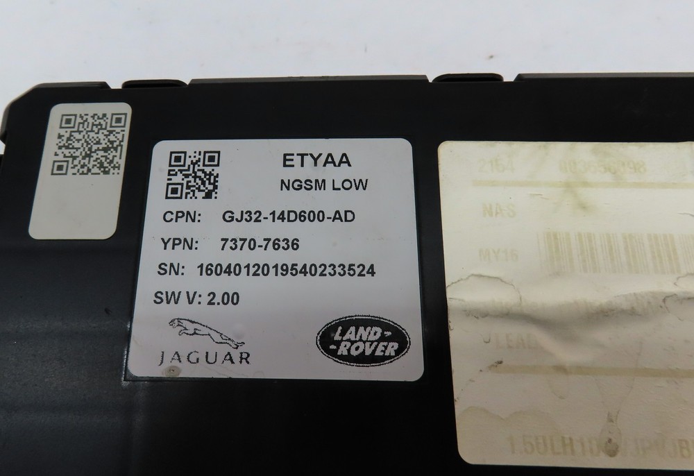 2016 RANGE ROVER SPORT (L494) FRONT LEFT DRIVER SEAT CONTROL MODULE