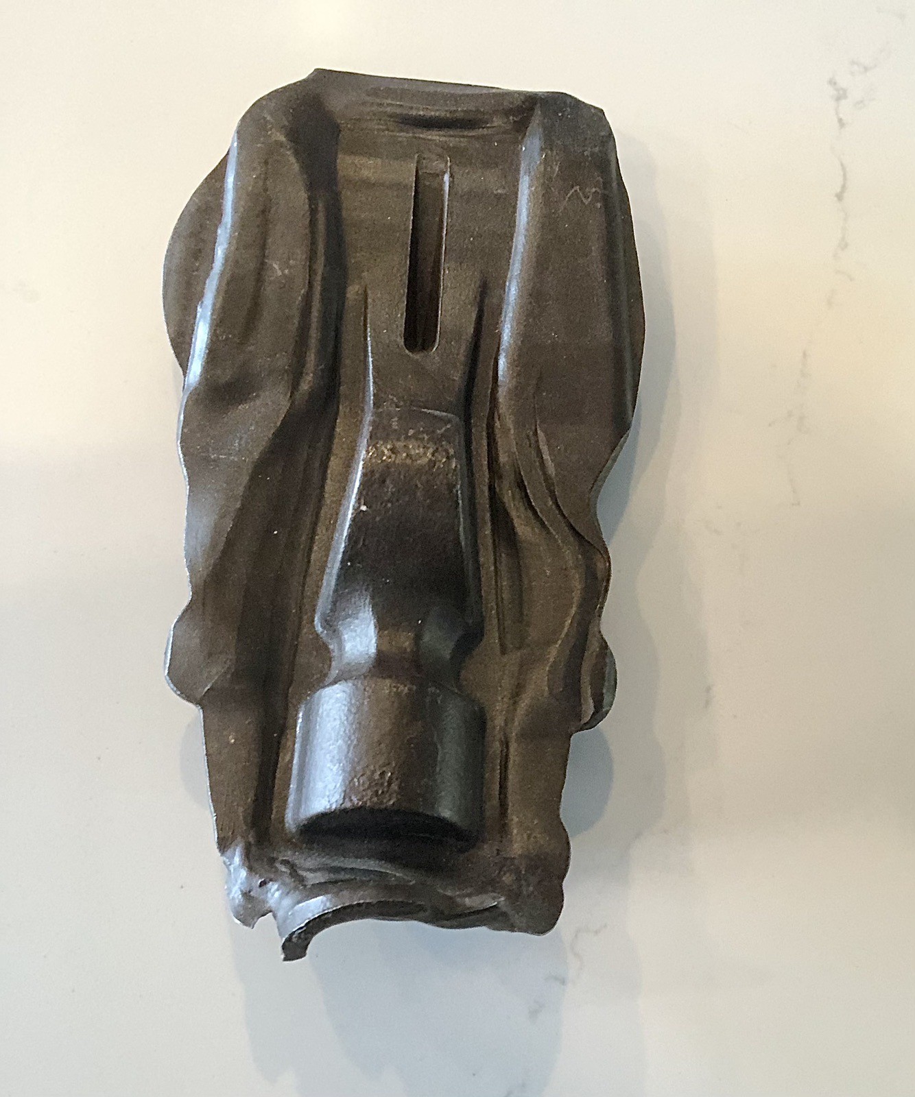 1920s Metal Hammer Forging, Antique Tool Claw Hammer Head, Forged Mold RARE