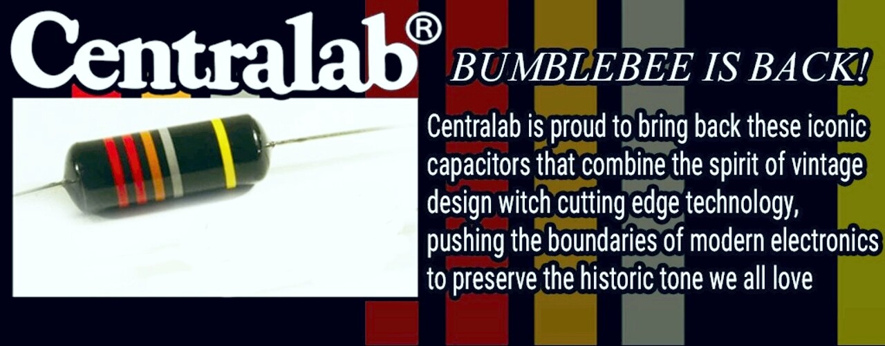 Centralab® Bumblebee Oil Filled Tone Capacitor .022MFD 081968-S