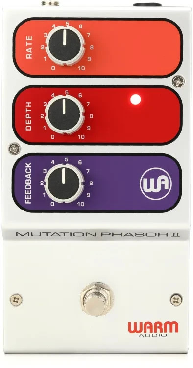 Warm Audio Mutation Phasor II Phaser Pedal with EBS Patch Cables