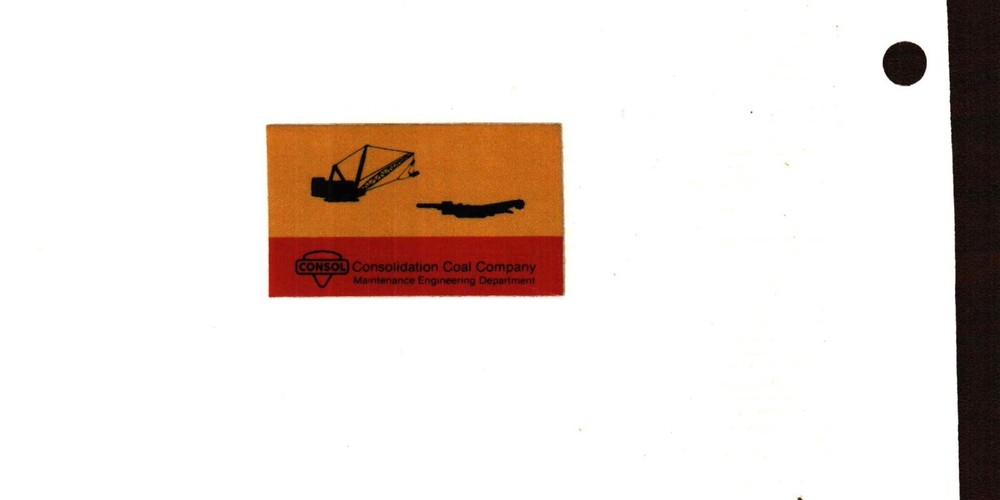 NICE CONSOL COAL CO. COAL MINING STICKER # 795