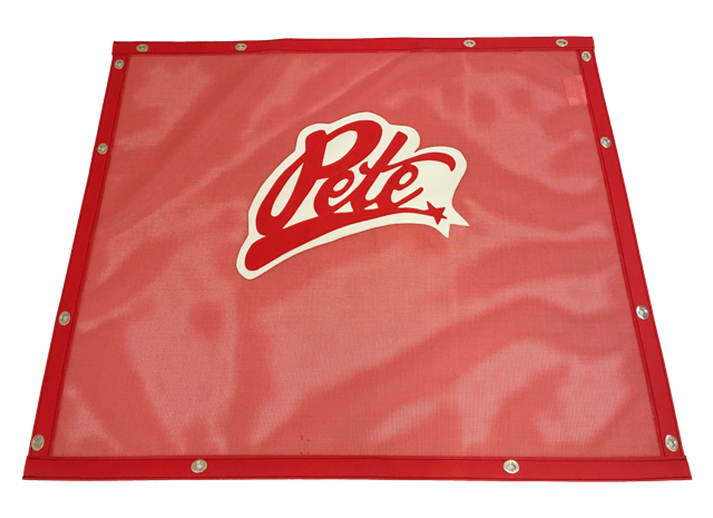 Pete Peterbilt 357/377/378/379 REGULAR (straight) hood Designer Bug Screen
