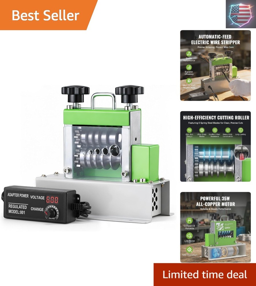 Electric Wire Stripping Machine, 0.06''-0.67'' Automatic Wire Stripper Machin...