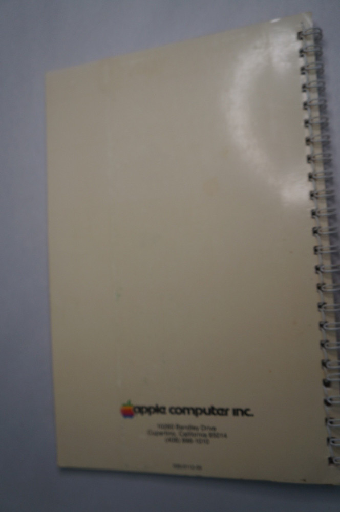 Apple Macintosh 6502 Assembler Editor Manual Book Assembly Computer
