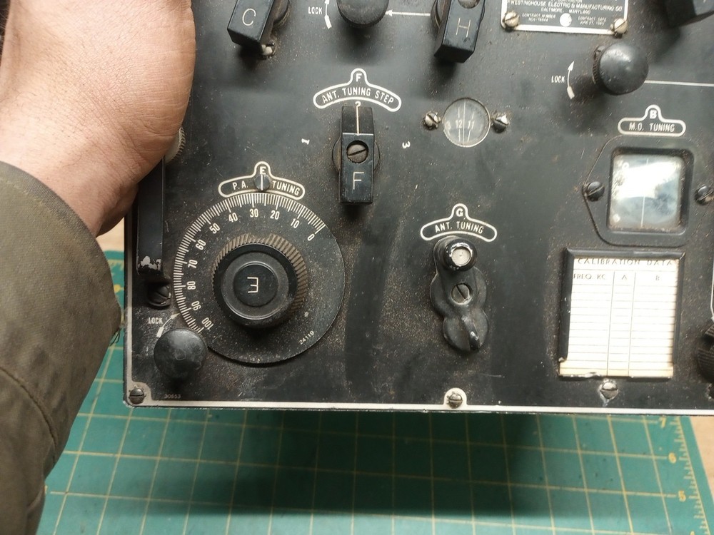 Navy Tipe Cay-4754a Transmitter Tuning Unit In Good Shape