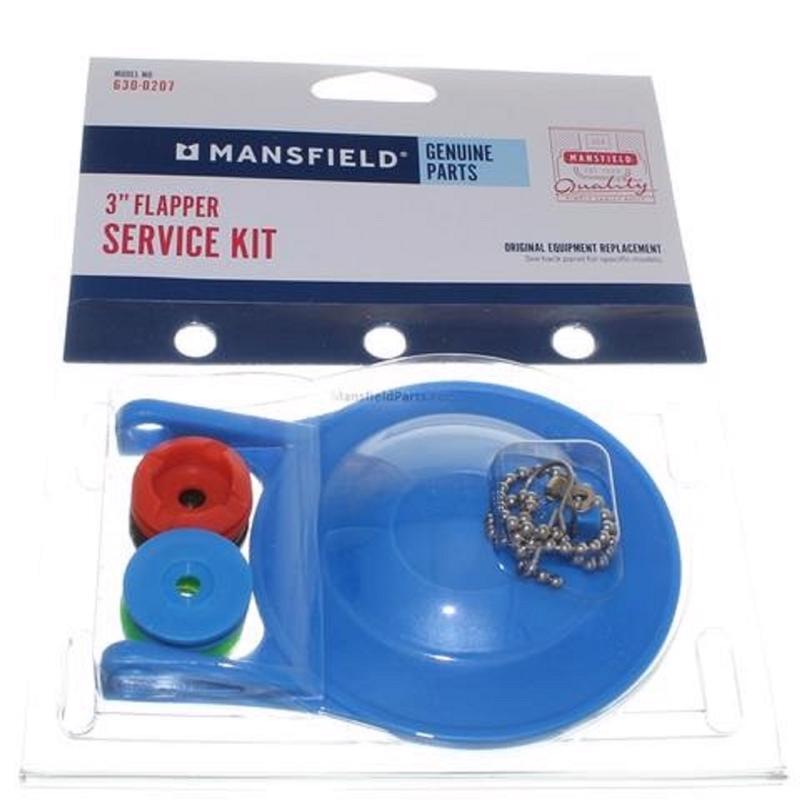 Mansfield 630-0207-12 Universal Rubber Flapper Kit 3 L in.
