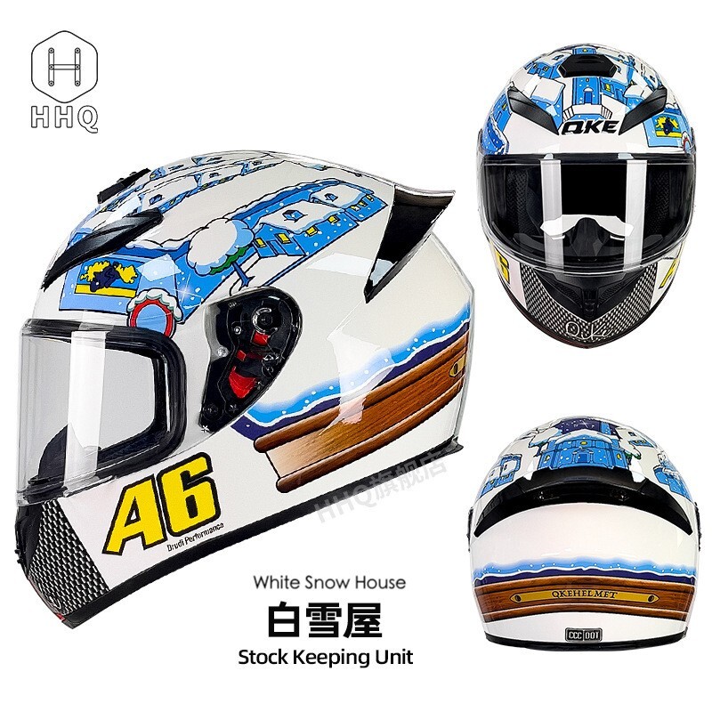3C/DOT certified Four Seasons motorcycle full helmet