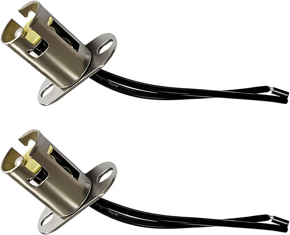 BAY15D 1157 LED Light Bulb Socket Holder with Wire Connector for Car Auto Truck