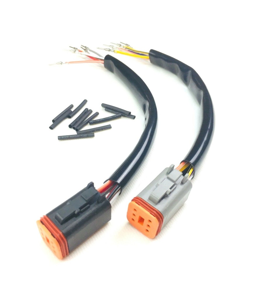 16" Handlebar wire switch extension kit 96 -06 Harley Softail for  Plug n Play